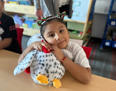 First Responders Spread Holiday Joy at Benavides STEAM Academy